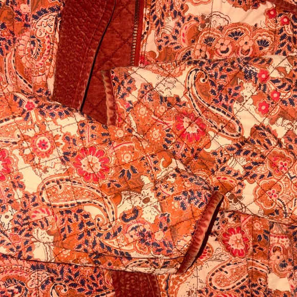 Free People great escape Paisley Quilted Jacket - Picture 4 of 5